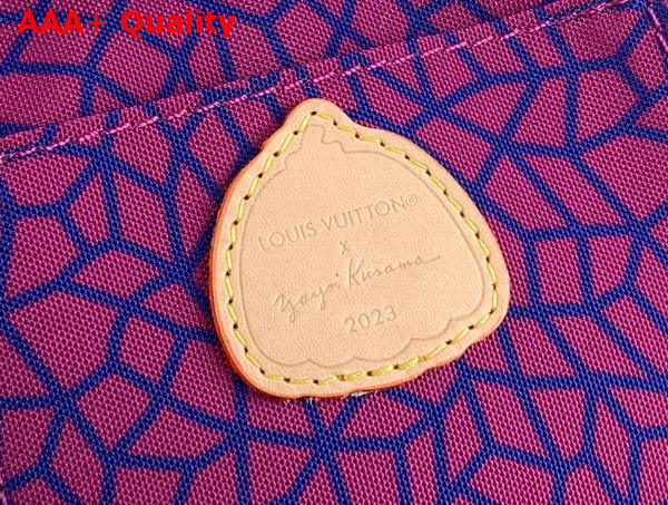 LV x YK Petit Sac Plat Monogram Coated Canvas with Pumpkin Print M82112 Replica
