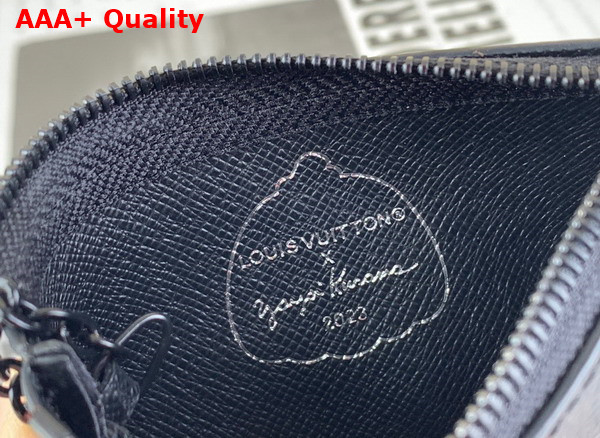 LV x YK Pochette Cle Monogram Eclipse Canvas M81929 Replica