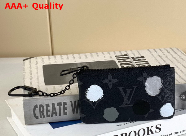 LV x YK Pochette Cle Monogram Eclipse Canvas M81929 Replica