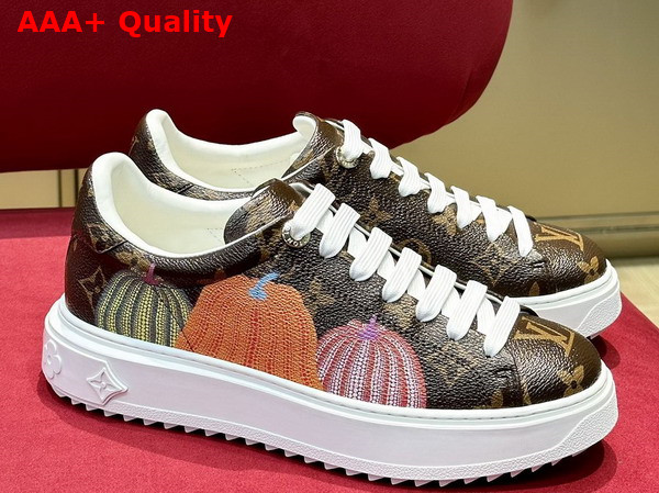 LV x YK Time Out Sneaker in Monogram Canvas and Pumpkins 1ABD8H Replica