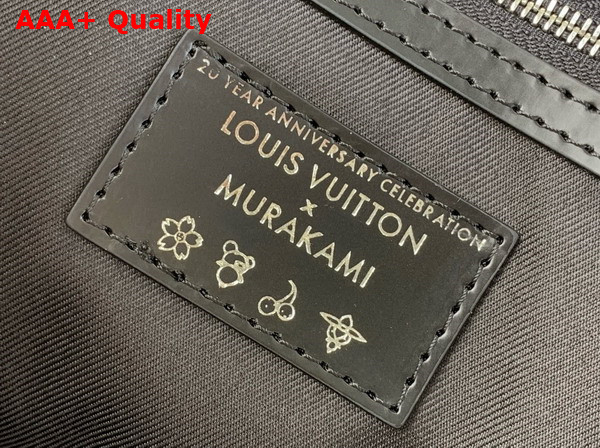 LV x YM Keepall Bandouliere 50 Black Multicolored Monogram Coated Canvas M13745 Replica