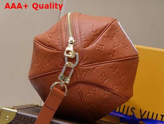 LVXNBA Ball in Basket Bag in Brown Ball Grain Leather M57974 Replica