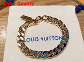 LVXNBA Chain Links Bracelet Gold Color Hardware MP3054 Replica