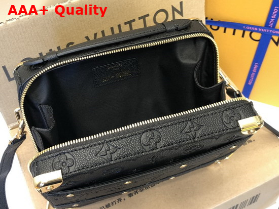 LVXNBA Handle Trunk Black Ball Grain Leather M57971 Replica