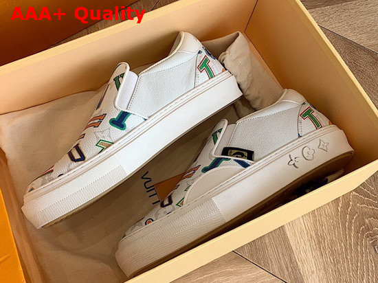 LVXNBA LV Ollie Slip On Sneaker White Monogram Canvas Replica