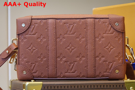 LVXNBA Soft Trunk Wearable Wallet Brown Ball Grain Leather M80549 Replica