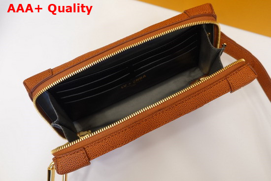 LVXNBA Soft Trunk Wearable Wallet Brown Ball Grain Leather M80549 Replica