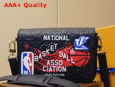 LVXNBA Studio Messenger Black Cowhide Leather M58498 Replica