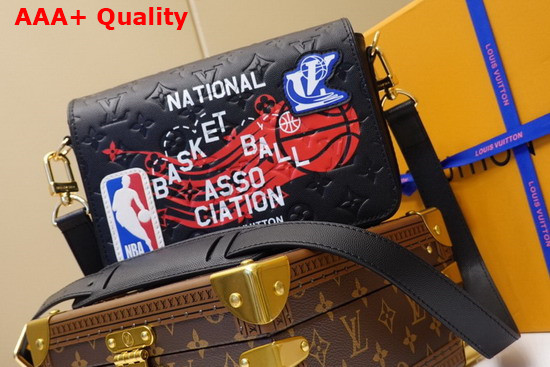 LVXNBA Studio Messenger Black Cowhide Leather M58498 Replica