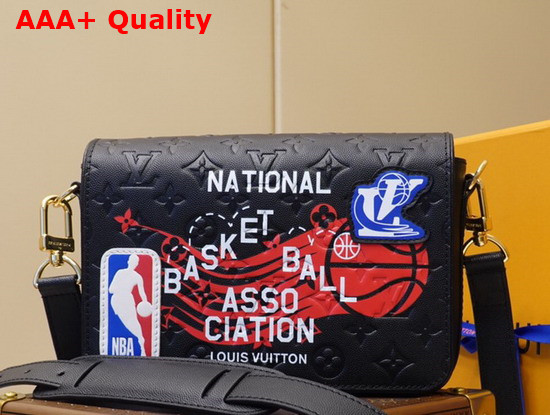 LVXNBA Studio Messenger Black Cowhide Leather M58498 Replica