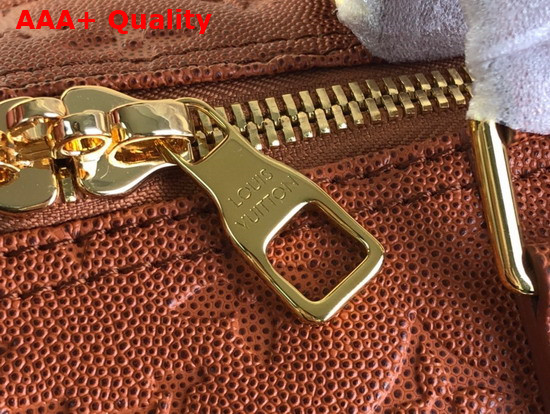 LVxNBA Keepall Bandouliere 55 Brown Ball Grain Leather M57973 Replica
