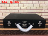 Louis Vuitton 18 Watch Case in Black Taiga Leather Replica