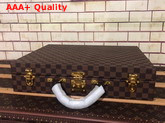 Louis Vuitton 18 Watch Case in Damier Ebene Canvas Replica