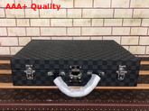 Louis Vuitton 18 Watch Case in Damier Graphite Canvas Replica