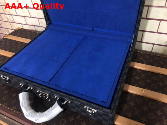 Louis Vuitton 18 Watch Case in Damier Graphite Canvas Replica