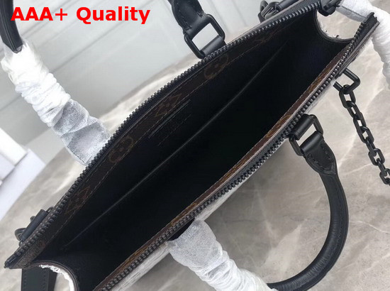 Louis Vuitton 2020 Mens Fashion Show Tote Bag in Embroidered Monogram Canvas Replica