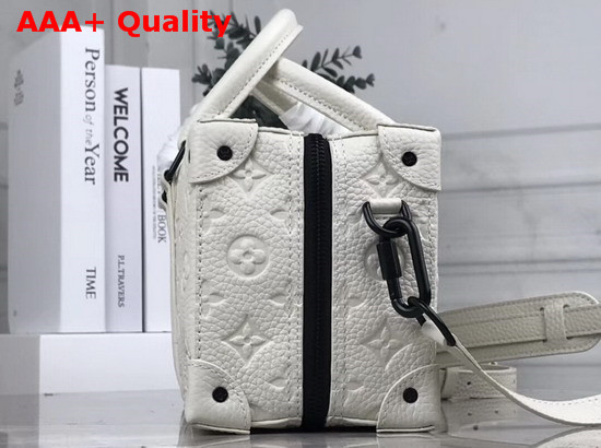 Louis Vuitton 2020 Mens Spring Summer Fashion Show Runway Bag in White Taurillon Monogram Leather Replica