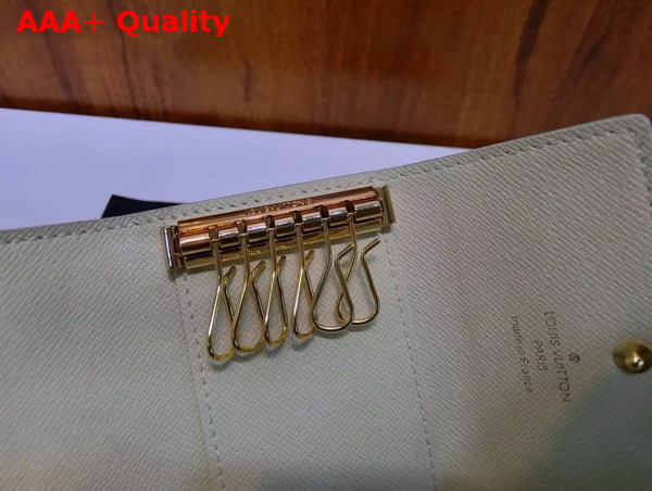 Louis Vuitton 6 Key Holder Damier Azur Canvas Replica