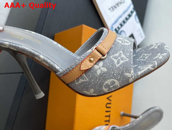 Louis Vuitton 6am Mule Gray Monogram Denim 1ADIGT Replica