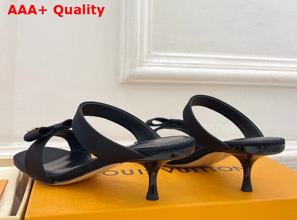 Louis Vuitton 6am Mule in Black Satin 1AK4SF Replica