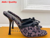 Louis Vuitton 6am Mule in Brown Monogram Leopard Canvas Replica