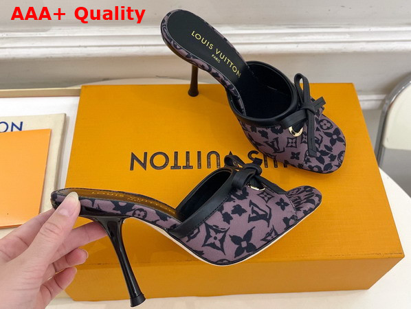Louis Vuitton 6am Mule in Brown Monogram Leopard Canvas Replica
