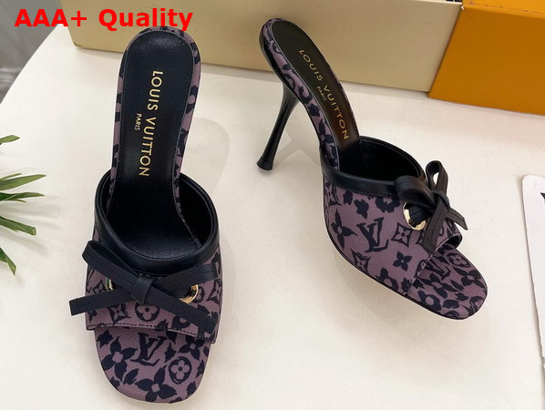 Louis Vuitton 6am Mule in Brown Monogram Leopard Canvas Replica
