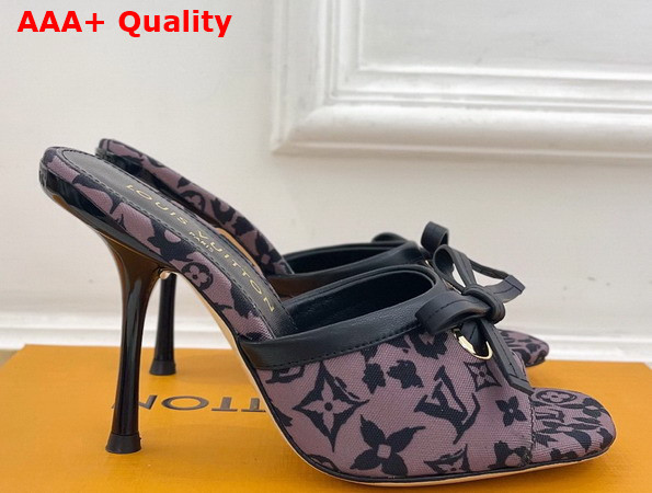 Louis Vuitton 6am Mule in Brown Monogram Leopard Canvas Replica