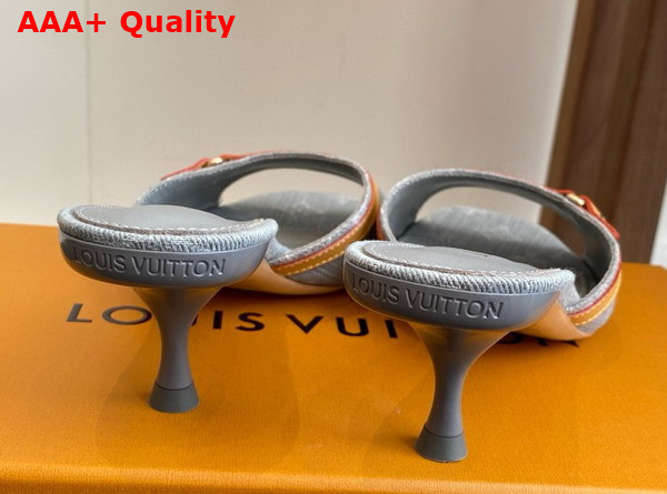 Louis Vuitton 6am Mule in Gray Monogram Denim 1ADIGT Replica