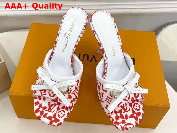 Louis Vuitton 6am Mule in Rose Monogram Leopard Canvas 1AJLK9 Replica