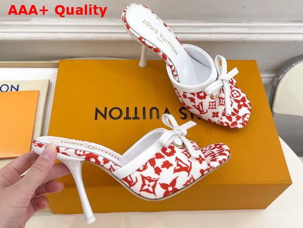 Louis Vuitton 6am Mule in Rose Monogram Leopard Canvas 1AJLK9 Replica