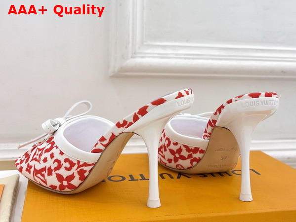 Louis Vuitton 6am Mule in Rose Monogram Leopard Canvas 1AJLK9 Replica