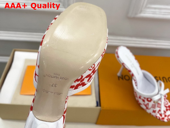 Louis Vuitton 6am Mule in Rose Monogram Leopard Canvas 1AJLK9 Replica