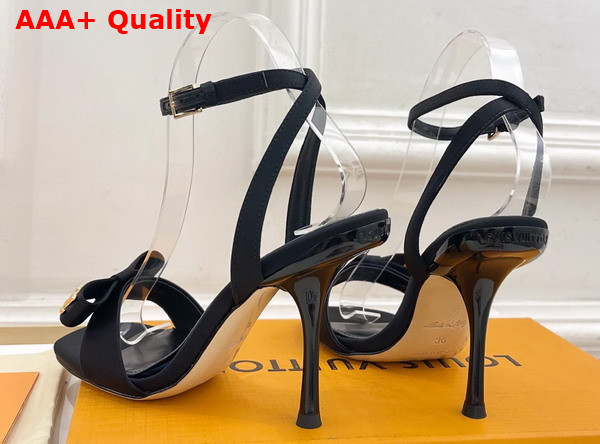 Louis Vuitton 6am Sandal in Black Satin 1AK4W0 Replica