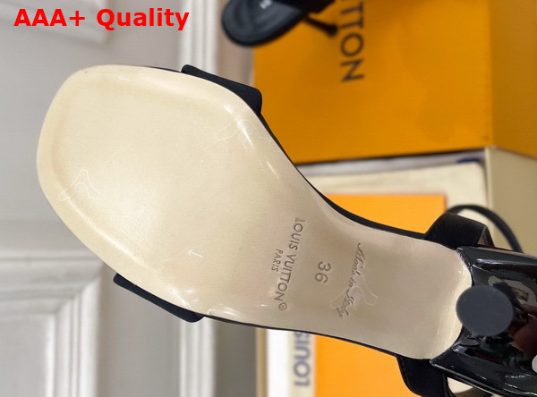 Louis Vuitton 6am Sandal in Black Satin 1AK4W0 Replica