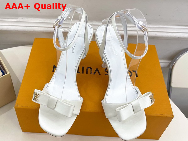 Louis Vuitton 6am Sandal in White Satin 1AK4V4 Replica