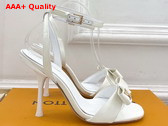 Louis Vuitton 6am Sandal in White Satin 1AK4V4 Replica