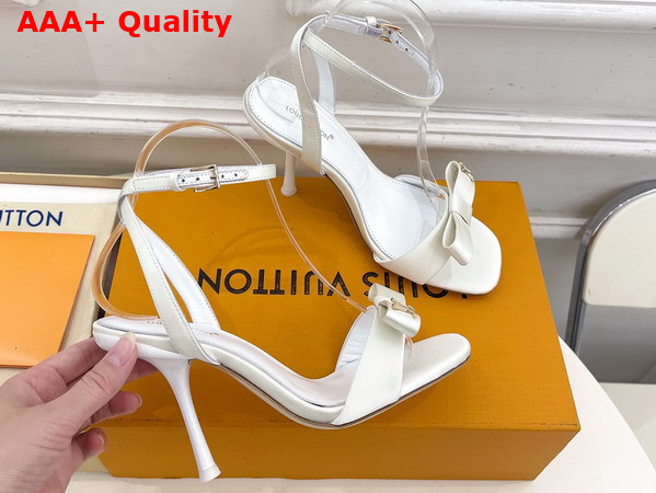 Louis Vuitton 6am Sandal in White Satin 1AK4V4 Replica