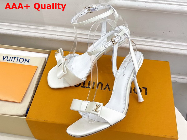 Louis Vuitton 6am Sandal in White Satin 1AK4V4 Replica