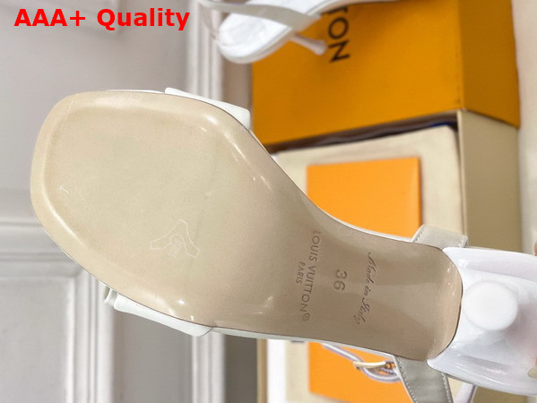 Louis Vuitton 6am Sandal in White Satin 1AK4V4 Replica