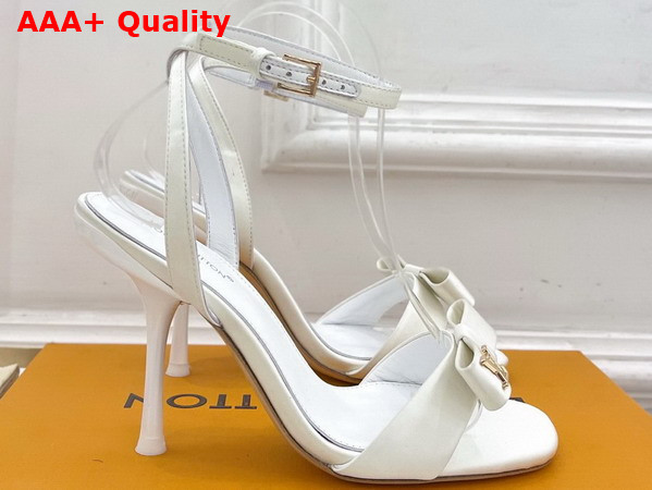 Louis Vuitton 6am Sandal in White Satin 1AK4V4 Replica