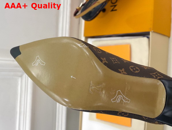 Louis Vuitton 6am Slingback Pump in Monogram Canvas Replica