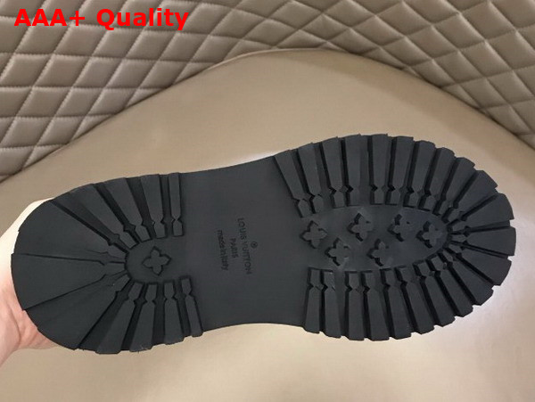Louis Vuitton Abbesses Sneaker Black Monogram Embossed Calf Leather Replica