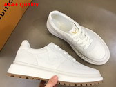 Louis Vuitton Abbesses Sneaker White Monogram Embossed Calf Leather Replica