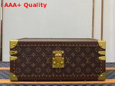 Louis Vuitton Accessories Box Monogram Canvas Brown Microfiber Lining Replica