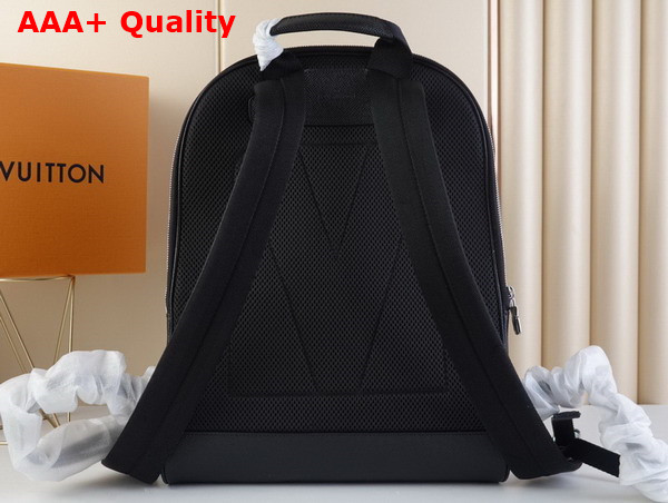 Louis Vuitton Adrian Backpack in Black Taiga Cowhide Leather M30857 Replica