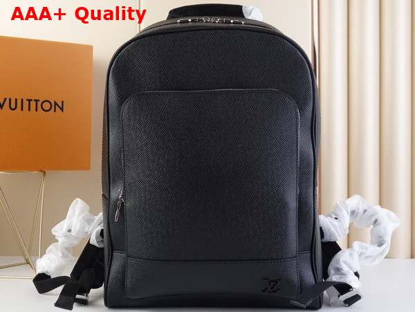 Louis Vuitton Adrian Backpack in Black Taiga Cowhide Leather M30857 Replica