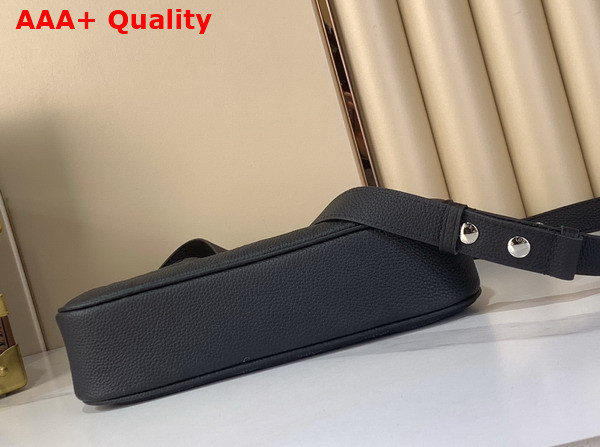 Louis Vuitton All Around PM Black Perforated Mahina Calfskin Leather M28306 Replica