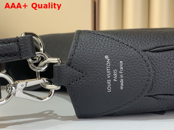 Louis Vuitton All Around PM Black Perforated Mahina Calfskin Leather M28306 Replica