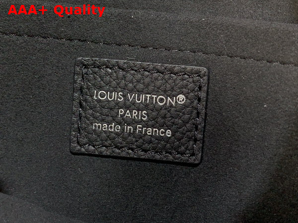 Louis Vuitton All Around PM Black Perforated Mahina Calfskin Leather M28306 Replica